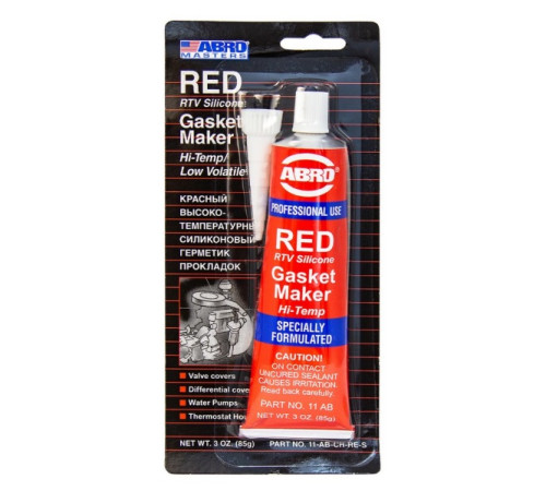 Герметик силиконовый Abro Masters красный 85 г Арт.пр:11-AB-CH-RE-S