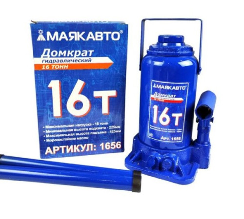 Домкрат бутылочный 16Т 225-425мм МАЯКАВТО 1656