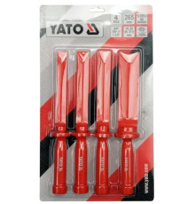 Набор пластмассовых лопато-шаберов 4 пр. YATO YT-0847