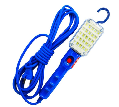 Лампа переносная 220в LED с магнитом 15м. 22016