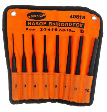 Набор выколоток 8пр. 2-10мм Сумка АвтоДело 40618