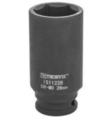 Головка ударная глубокая 1/2" 28мм 6гр.Thorvik IS11228