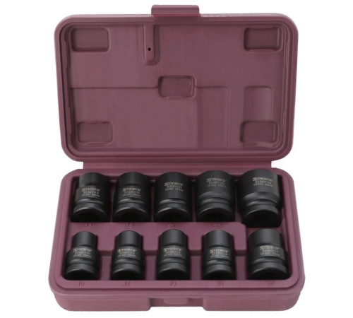 Набор ударных головок 1/2" 10 пр. 10-24 мм Thorvik S23S1110S
