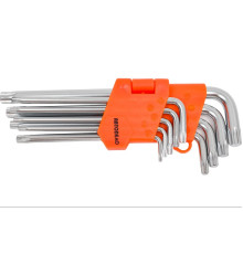 Ключи Г-образные TORX 9пр. Т10-Т50 АвтоДело 39155