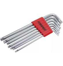 Ключи Г-образные TORX длинные 7пр. Т10-Т40 FORSAGE F-5071L