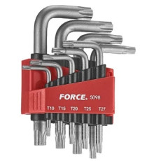Ключи Г-образные TORX 9пр. Т10-Т50  FORSAGE F-5098