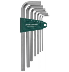 Ключи шестигранные удлиненные Г-образные 2,5-10мм 7 пр. Jonnesway H02SM107S