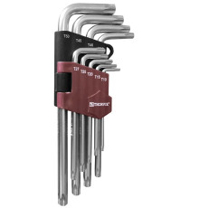 Ключи Г-образные TORX 9пр. Т10-Т50  Thorvik TK9S