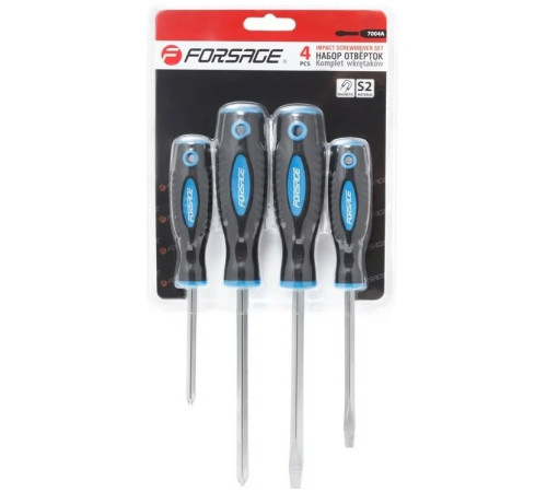 Отвертки магнитные Profi 4пр.Forsage F-7004A