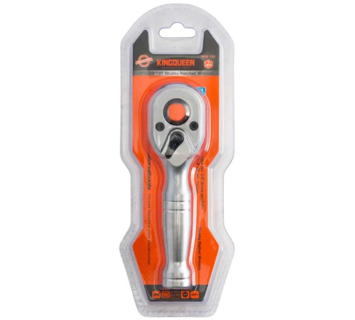 Трещотка 3/8" 72 зуба укороченная KINGQUEEN WIB-120