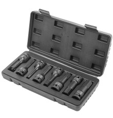 Набор головок-бит ударных HEX H5-19 1/2" 8пр RockForce 4087МРВ