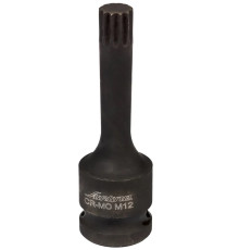 Бита-головка ударная 1/2" SPLINE M12 AIRLINE ATAS036