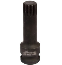 Бита-головка ударная 1/2" SPLINE M18 AIRLINE ATAS039