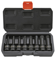Набор головок-бит ударных 1/2" HEX L=78мм H6-H19 8пр. AV-Steel AV-724408 