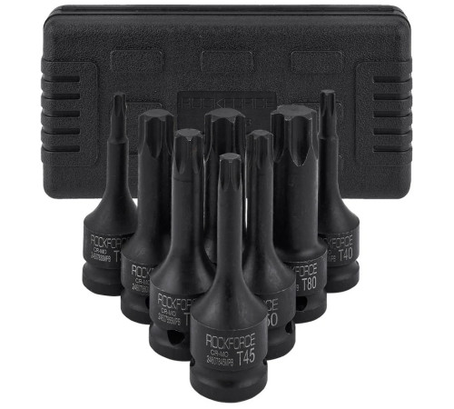 Набор головок-бит ударных TORX 1/2" Т30-Т80 8пр. RF-4088МРВ