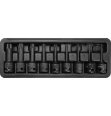 Набор головок-бит ударных 1/2" TORX 9пр.20-70 YATO YT-10654