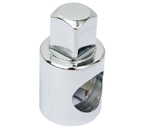 Переходник головок 3/8"-1/2" с отверстием под вороток Ombra 203812Т