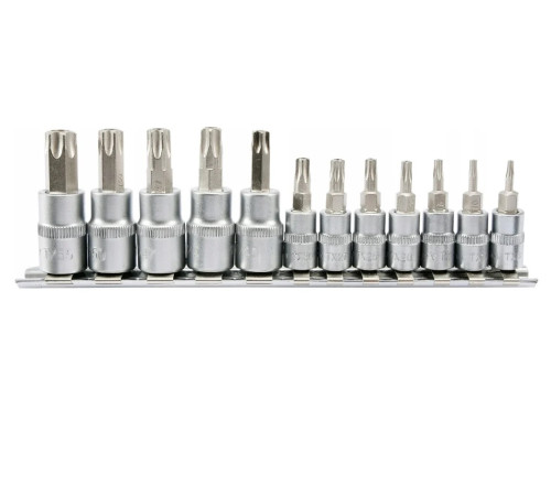 Набор головок со вставками TORX-SECURITY 12 шт. YATO YT-04332